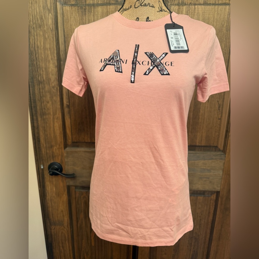 Armani Exchange Coral Short Sleeve Tee